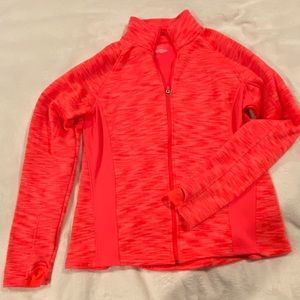 Bright pink workout jacket